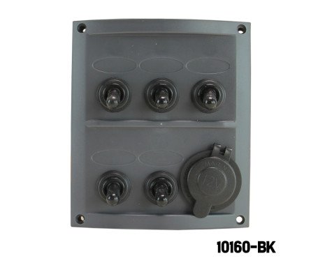 AAA - 5 Gang Switch Panel (With SOCKET)
